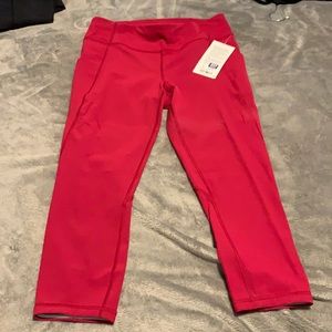 Lululemon red leggings